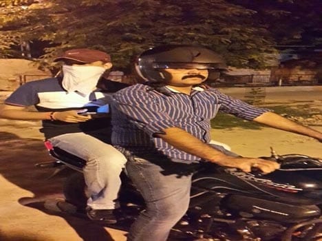 SSP dressed like Robbers,  police found to sleeps