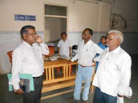 Drinking water , lack of medicines fierce look