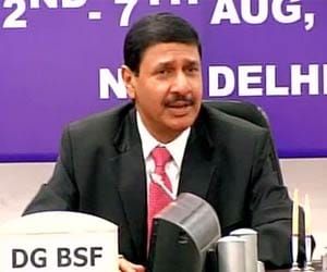 BSF Press Confference on Terrorist Naved. 