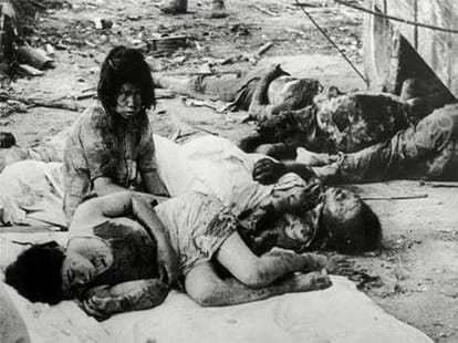 nuclear attack on japan