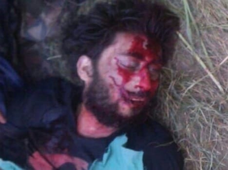 protests over the killing of terror in pulwama