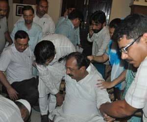 cabinet minister ikbal mahmood admitted to hospital