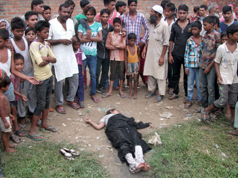 Newly married woman tried to burn alive