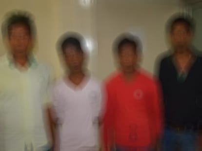 Raid in a blood bank in Lucknow in UP.
