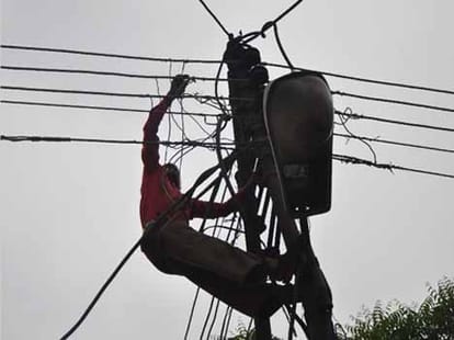 reported missing of electricity connection cut Builder baba