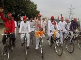 Hummer bicycle rally reached the Lodhipur