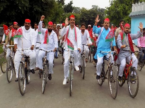 Bicycle rally socialism taught lesson