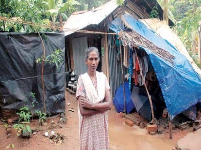 A mother goes door to door for kerosene