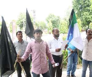 muslim league shows protest in ulema conference