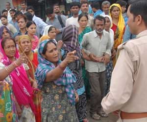 protest after the murder of Disk Jockey