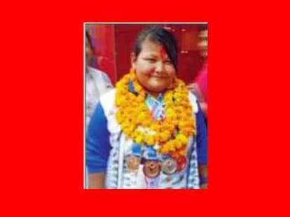 pt teacher made pushpa win 4 medals in special olympics 2015