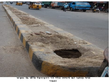 Parks will also be at the intersections with greenery