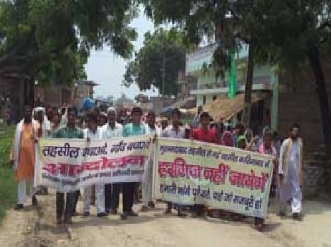 Protest over include tehsil
