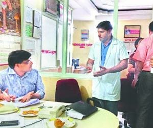 raid on blood banks in Lucknow.