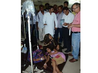 100 people fall ill after eating laddo.