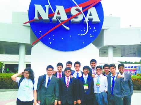 School students made history by winning the final of the NASA competition.  