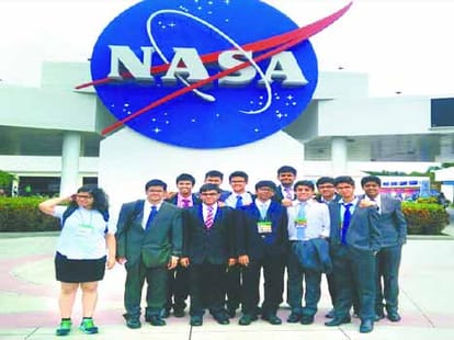 School students made history by winning the final of the NASA competition.  