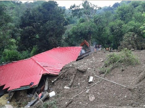 extensive damage due to heavy rainfall in himachal three died bridge devastated.