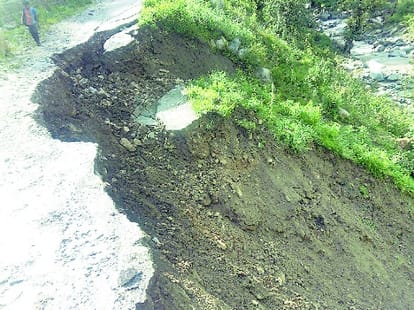 cloudburst in himachal kullu extensive damage.