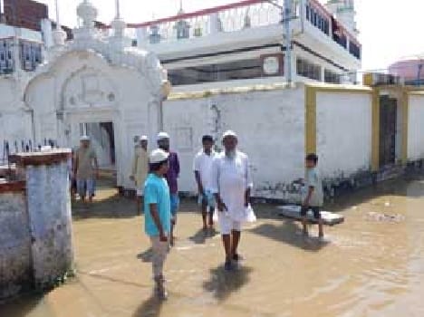 The rain brought relief with disaster