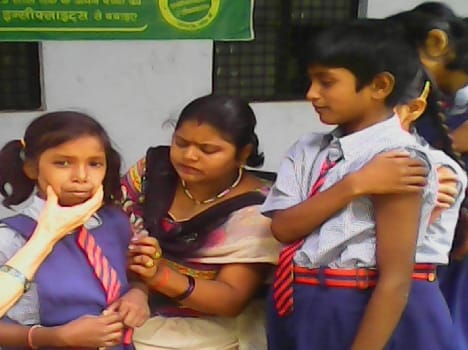 JE vaccination campaign The first day was the shock