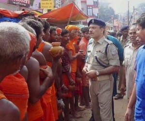 deogarh: govt suspended police SP and DC
