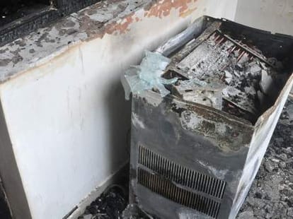 vip guest house caught fire in lucknow