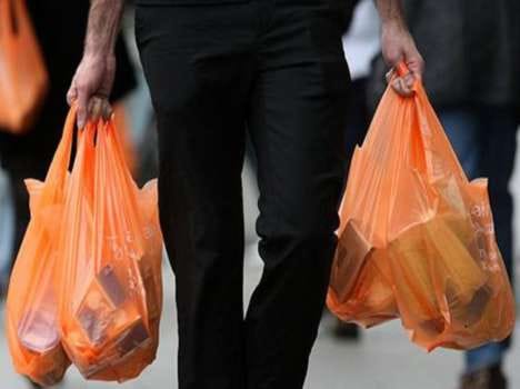 The use of polythene shoppers cut invoice.