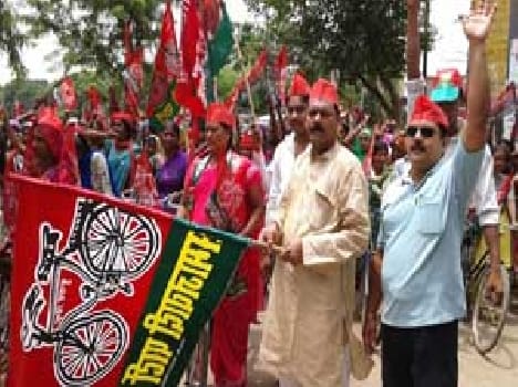 Women participated in SP cycle rally