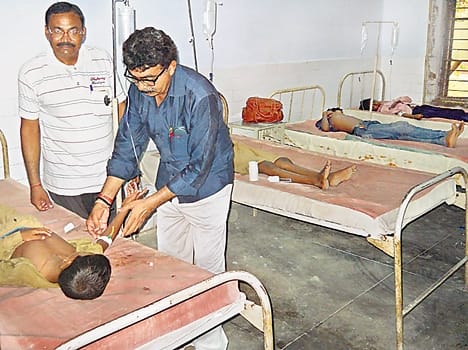50 childrens got ill after eating khofta rice