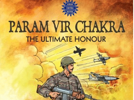 Comic on 21 Param Vir Chakra winners