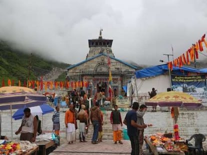 renovation of kedarnath temple done.