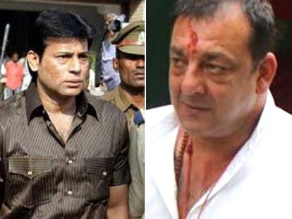 Gangster Abu Salem has denied that he went to the house of Sanjay Dutt and gave him AK-47