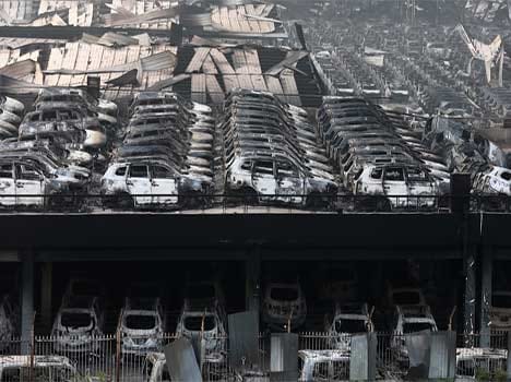 Sodium Cyanide found in sea near blast side