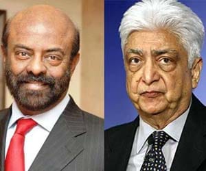 ajim premji and nadar in top twenty rich people in the world