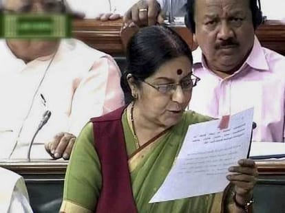 Swaraj was great counter attack 