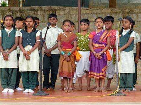dalit school in forest
