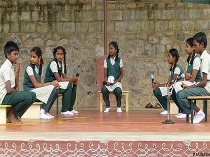dalit school in forest