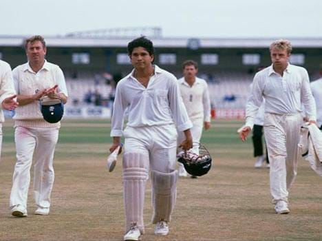 Sachin Tendulkar first ton comes 14 August 1989