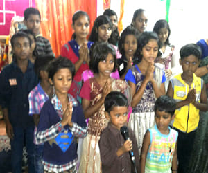 Children who work in the home, school celebrated Independence Day