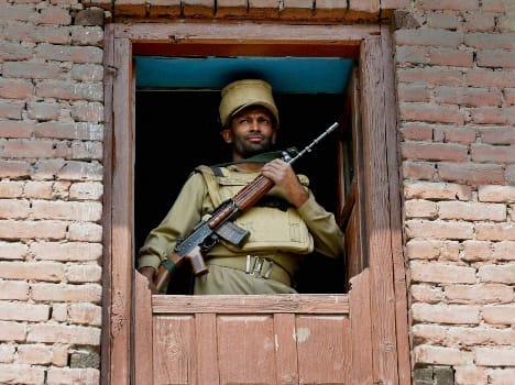 high security arrangements in bakshi stadium at srinagar