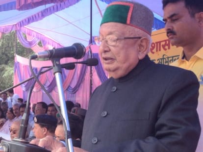 cm virbhadra singh announced six percent da for all himachal govt employees.