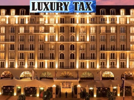 luxury tax will not be charged on fixed room rent in hotels.