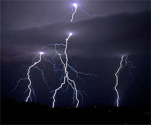 Heavy rain Seven died in Braj region.