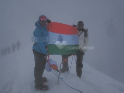 Arunima Sinha climbed at world fifth highest peak.