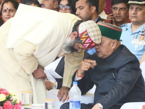 cm virbhadra singh statement over hpu teacher recruitment.