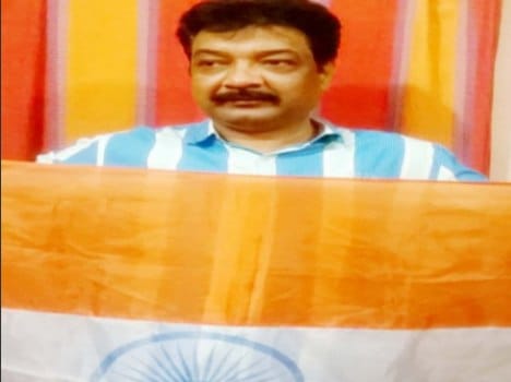 surender kochad hosted special kind of national flag