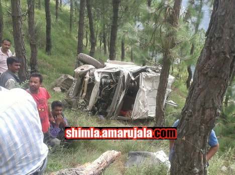 bolero accident at kullu, six died.