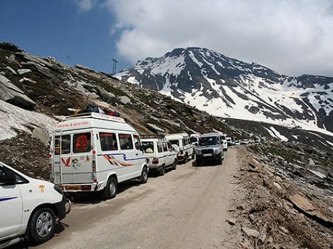 Notification banning diesel, petrol vehicles in Rohtang Pass issued