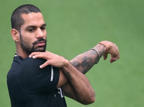 shikhar dhawan is out from sri lanka test series